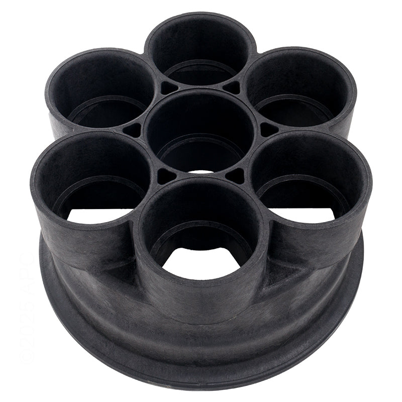 Hayward Paramount In-Floor Misc. Base 6 Port 2", Black - 005302403203