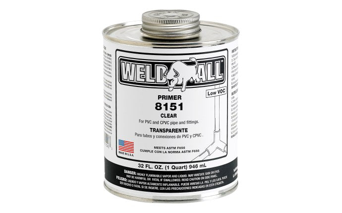 Weld-All Primer, 1 Quart Clear 8151 Series