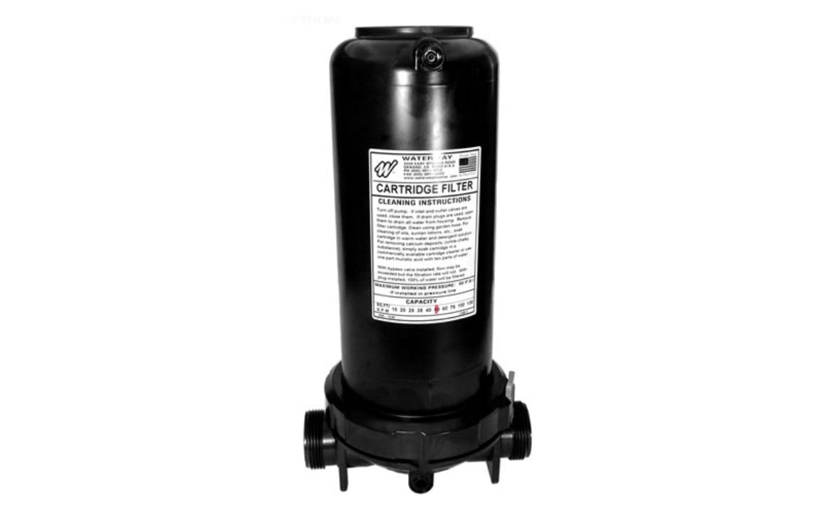 WATERWAY PLASTICS TOP LOAD CART FILTER W/ BYPASS 1.5" 50SQF | 500-5070