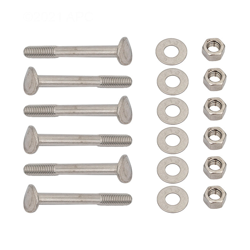 S.R. Smith SS Ladder Bolt, Nut & Washer, Set of 6 - 60-704