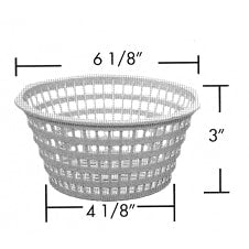 Aladdin Olympic Skimmer Basket, White | B-213