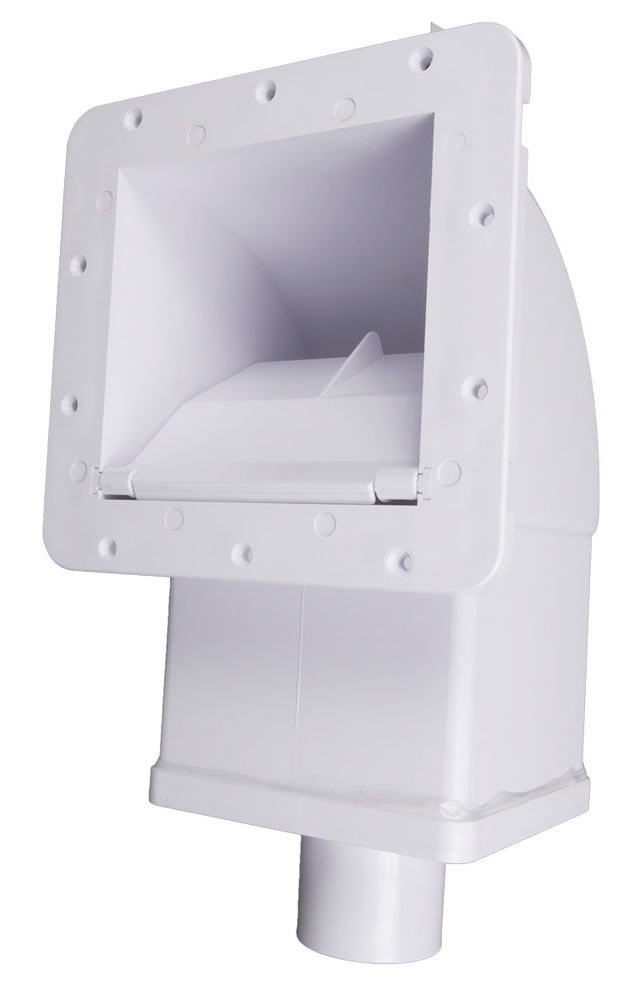CMP Front Access Skimmer Kit, Includes Diverter Plate, Trim Plate, Mounting Plate, Gasket, Plug & Screws, White|25248-000-000