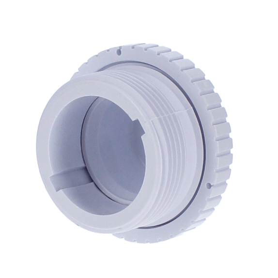 CMP 1-1/2" MIP Directional Flow Outlet Fitting, ½" Eyeball, White | 25552-200-000