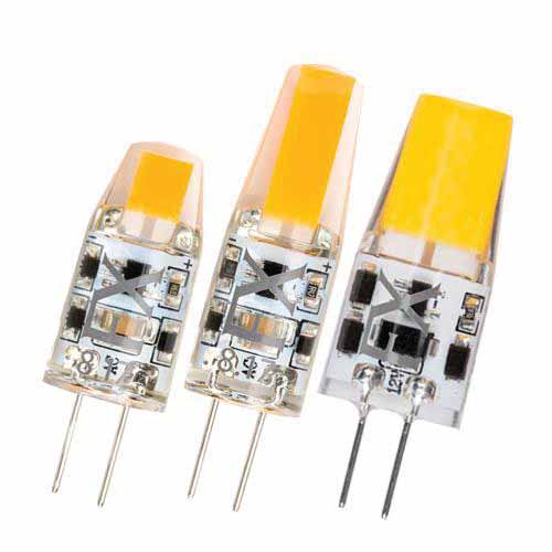 FX Luminaire Replacement Lamp, 1.14 W Bi-Pin G4 T3 82 123 Lumens LED | G4LED20W