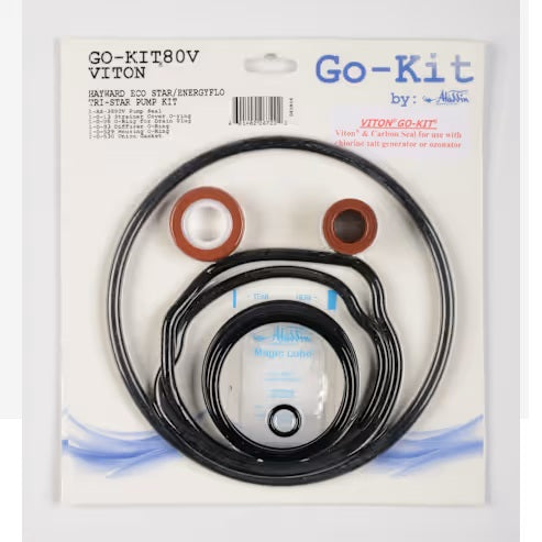 ALADDIN EQUIPMENT CO TRISTAR PUMP SEAL KIT GO-KIT80V-9 VITON HAYWARD | GOKIT80V-9
