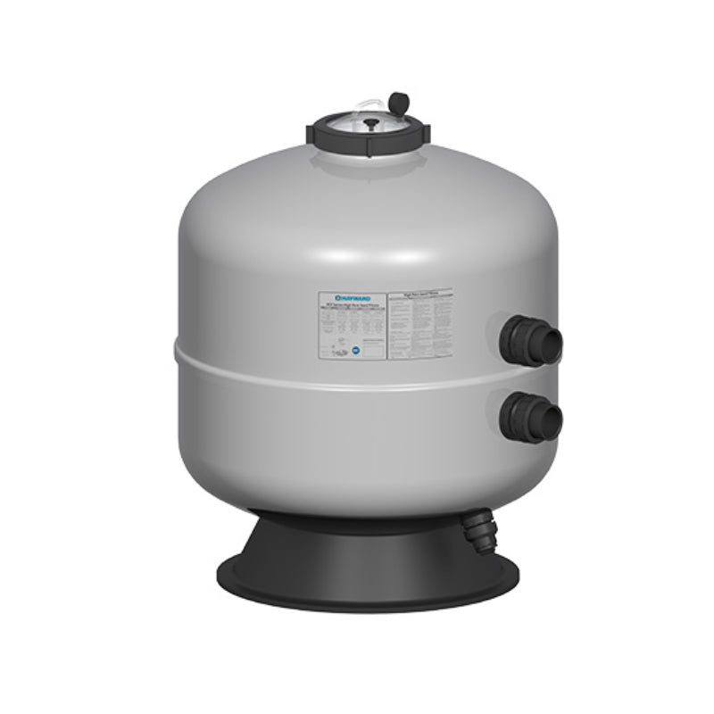 Hayward HCF Series 36" Laminated Sand Filter, 7.05 sq. ft, 900 lbs Sand, 85,800 gallons, 143 GPM, Commercial Pool - HCF2