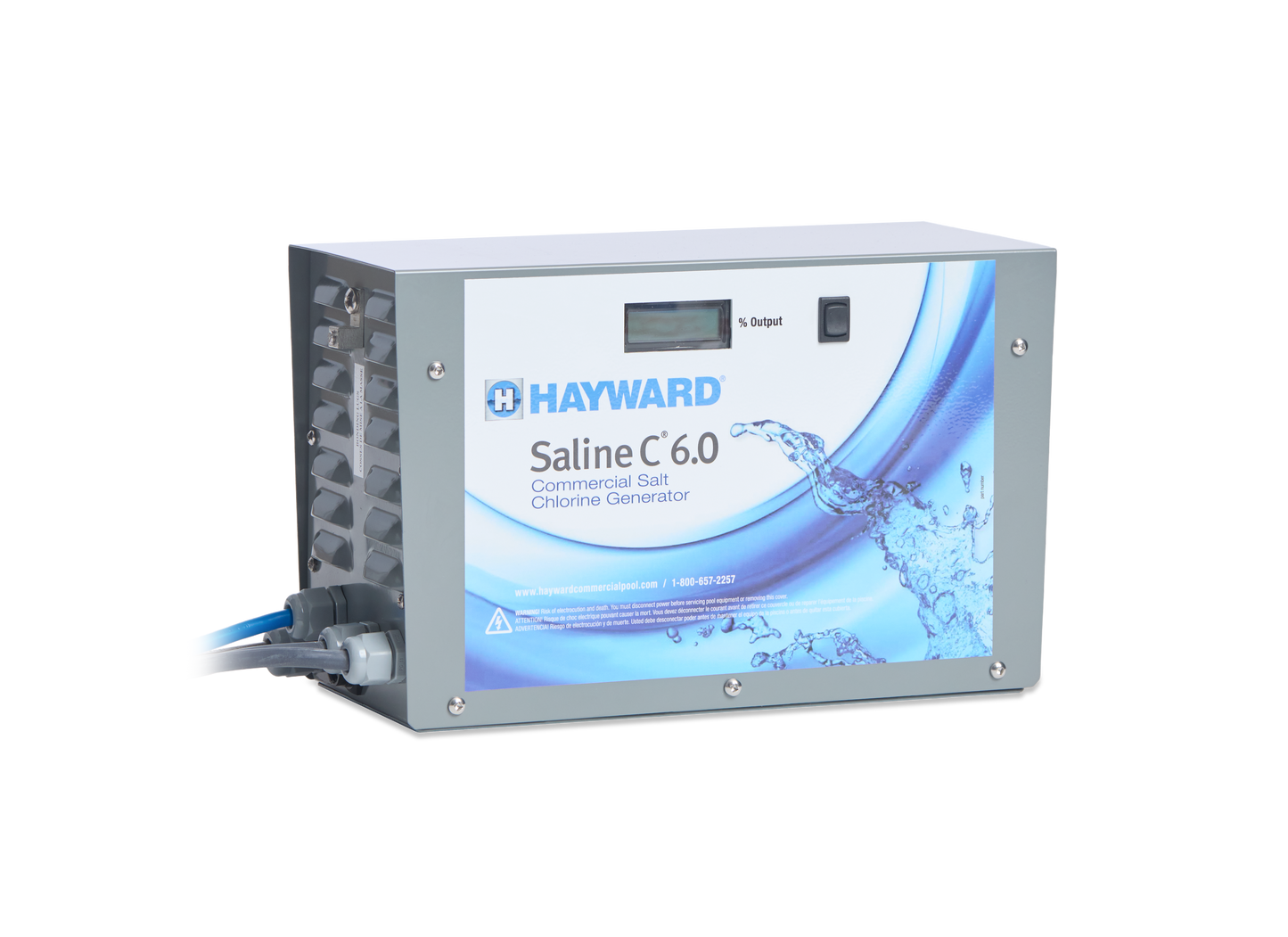 Hayward Saline C 6.0 Commercial Salt Chlorine Generator, 5 Amps, 120V/60Hz | HCSC60