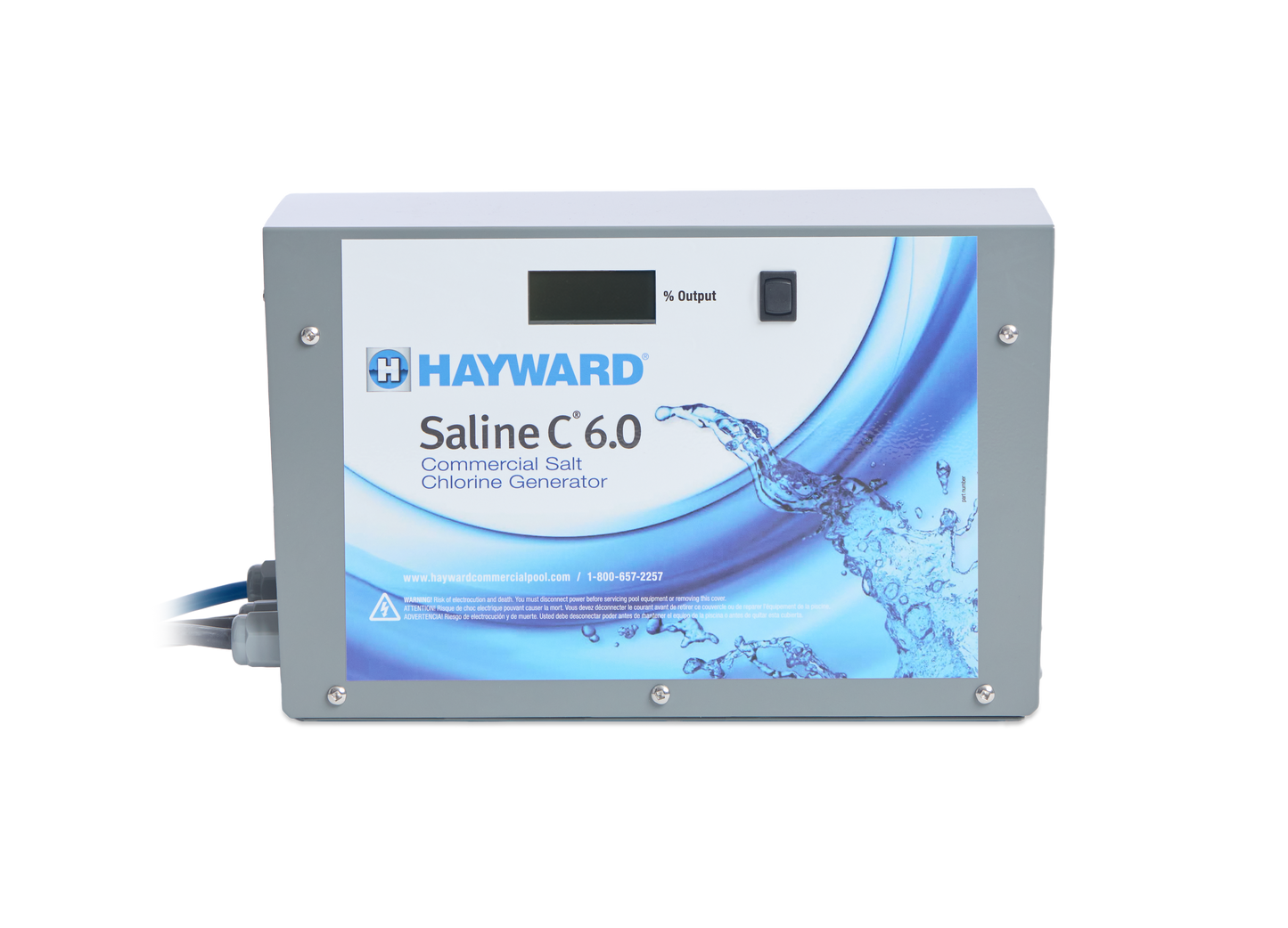 Hayward Saline C 6.0 Commercial Salt Chlorine Generator, 5 Amps, 120V/60Hz | HCSC60
