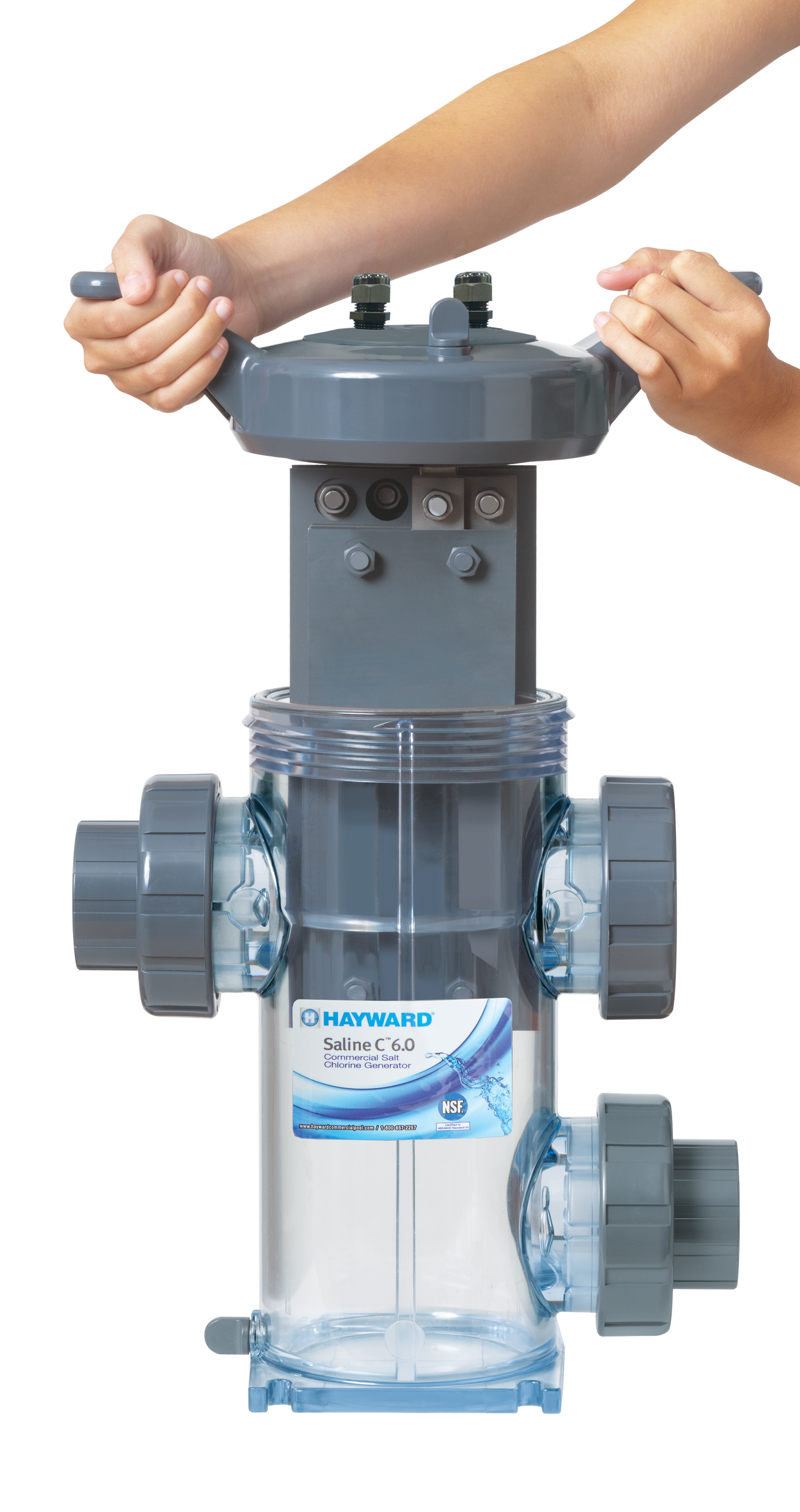 Hayward Saline C 6.0 Commercial Salt Chlorine Generator, 5 Amps, 120V/60Hz | HCSC60