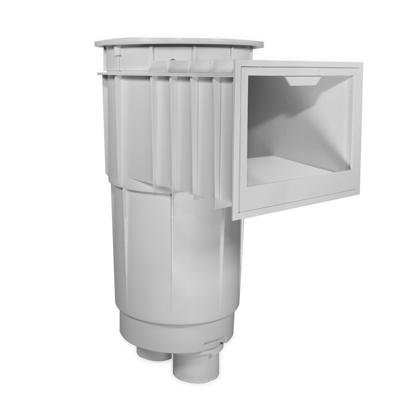 Hayward Skim Master Skimmer, 2" S x 2-1/2" SP w/Float Valve,Tan Cover, Over Flo Port, White, Concrete | SP1072S210FVA