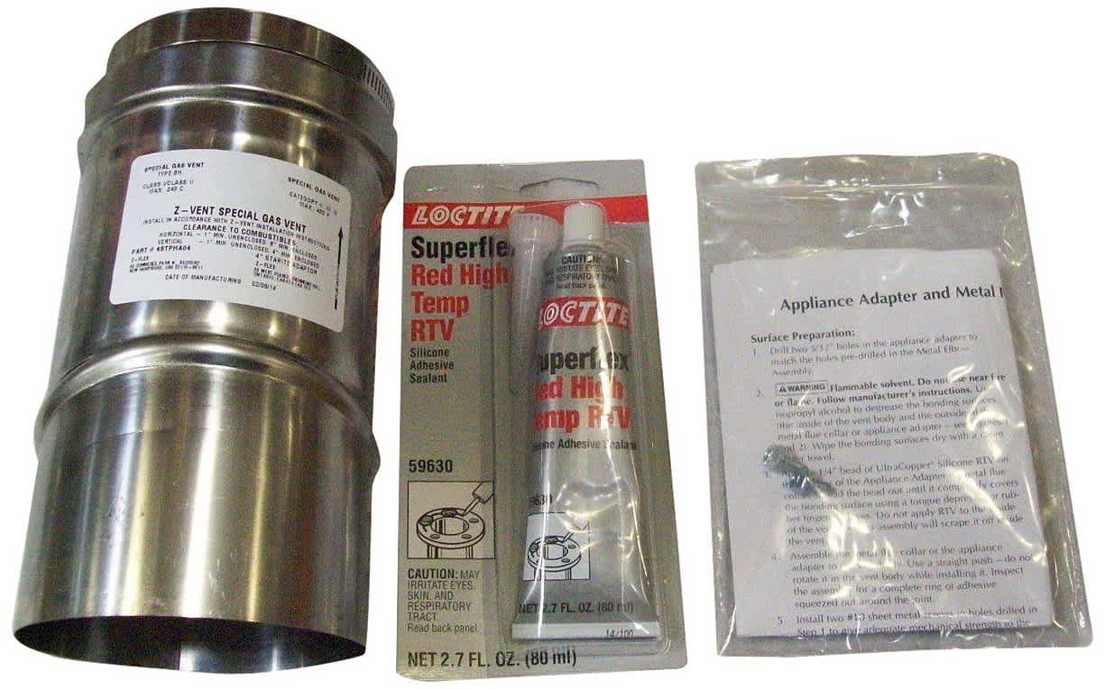 Pentair Appl Adapter Kit Z-Flex Venting | 77707-0087