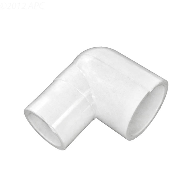 Westlake Pipe & Fittings Street Elbow, 1" Spigot x Slip White PVC Schedule 40 90 Degree - 409010BC