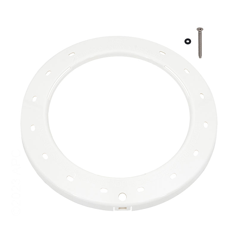 Jandy® R0450802 Large White Plastic Face Ring for WSHV Series, WSLV Series