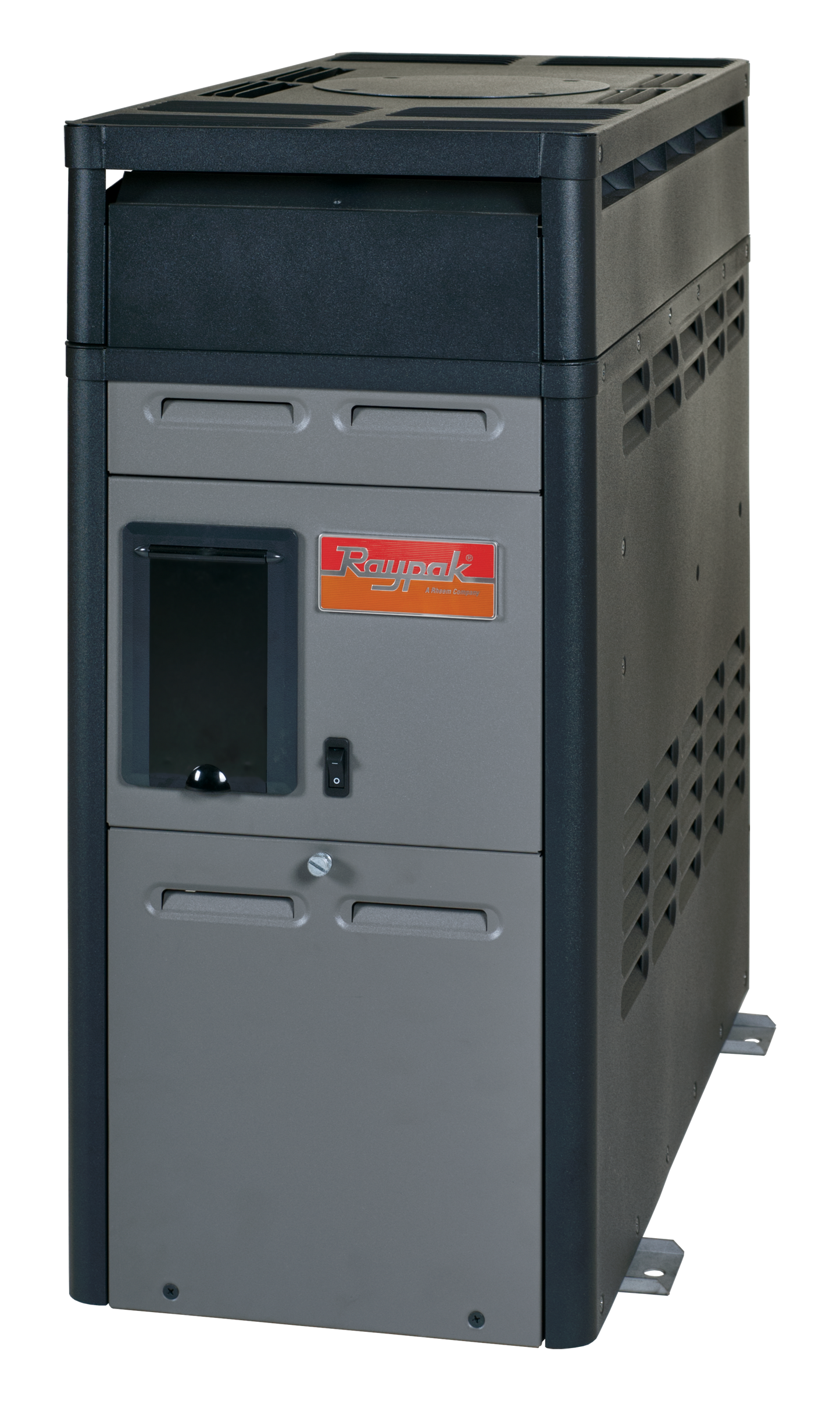 Raypak P-R156A-EN-C Above-Ground Natural Gas Heater, Digital Control, 150k BTU, 120/240VAC, 1-Phase, Copper Exchanger, Max Flow 70 GPM | 014785