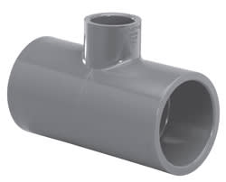 Tee, 2 x 2 x 1-1/2" Slip x Slip x Slip PVC Schedule 80
