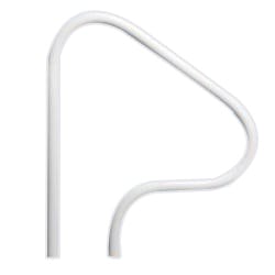Saftron Return To Deck 3 Bend Taupe W/Holes | P-326-Rtd-T