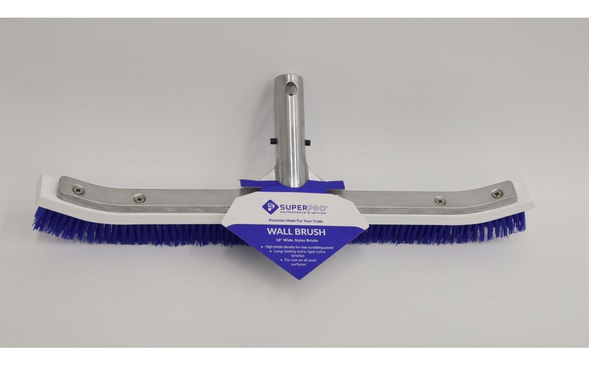 Super-Pro Pro Brush Metal Back 18" Nylon Bristle - SP2000