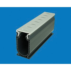 Stegmeier Frontier Deck Drain, Tan with Removable Top 10' X 8 Pcs - SDDT