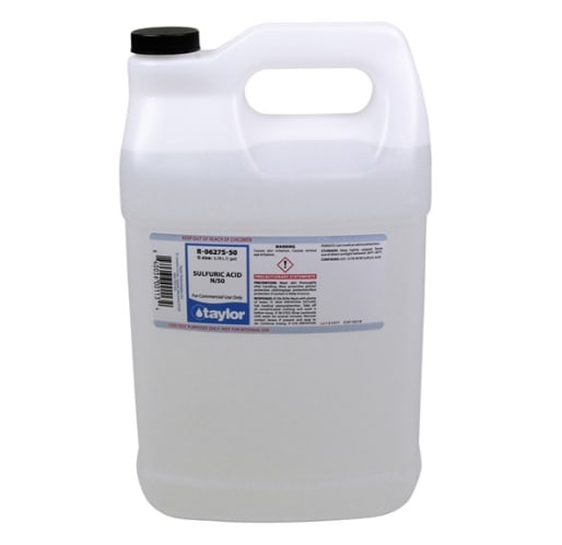 Taylor Sulfuric Acid N/50 4-Pack, 1 Gallon | R-0627S-50-G-4