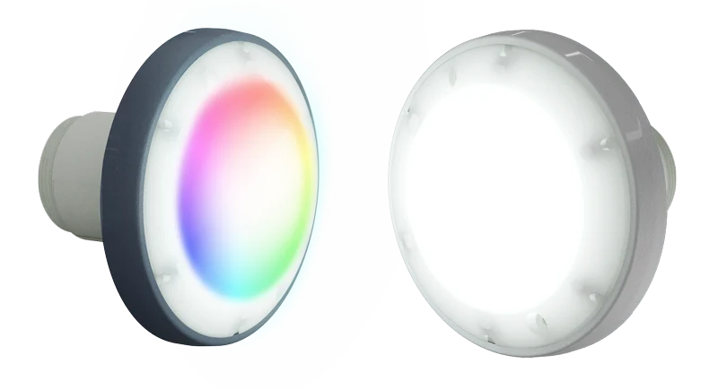 PAL Lighting 3-1/2" Multi-Color Treo Max Pool/Spa Light with 80' Cable 6W (2 per pack) - 64-EGTMXPK2