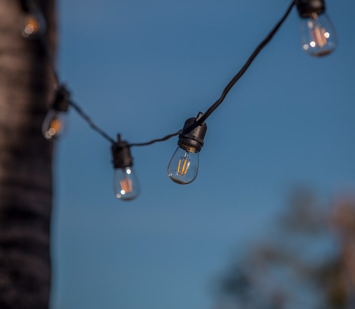 2 W E26 Screw-In T3 LED Molded Polymer Bistro Light | UNILEDBISTRO12V