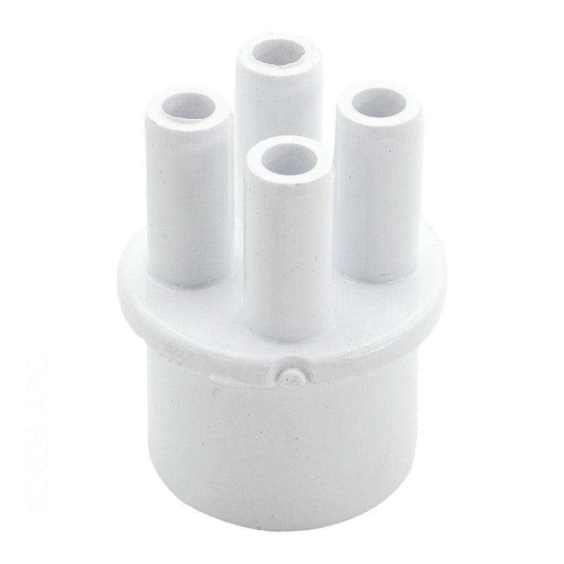 Waterway 1" Spigot X (4)3/8" Barb Manifold - 672-4030