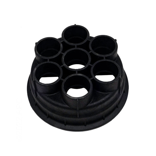 Hayward Paramount In-Floor Misc. Base 6 Port 1 1/2", Black - 005302403003