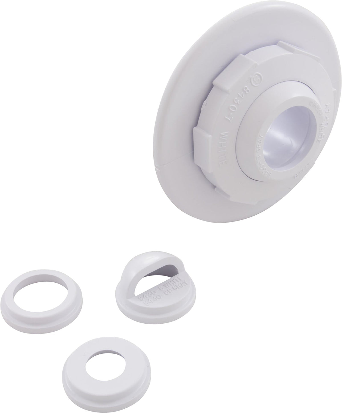 Pentair Water Pool and Spa Inc Eyeball Insider Inlet Fitting 1.5" Slip White - 08434-0000
