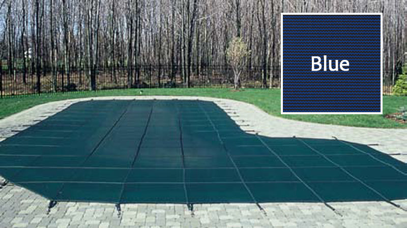 Latham 16x32 Rec Safety Cover Ryl Mesh Blue - 20-1632RE-SAP-BLU