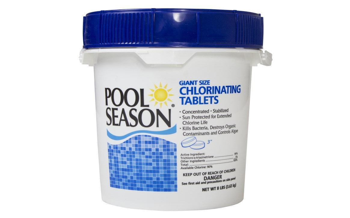 Pool Season 8 lbs 3" Giant Size Chlorinating Wrapped Tablets | 47251260