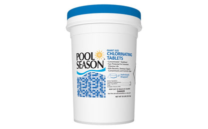 Pool Season® 47251280 Giant Size Chlorinating Tablets 3" Tablets Wrapped 50 lb