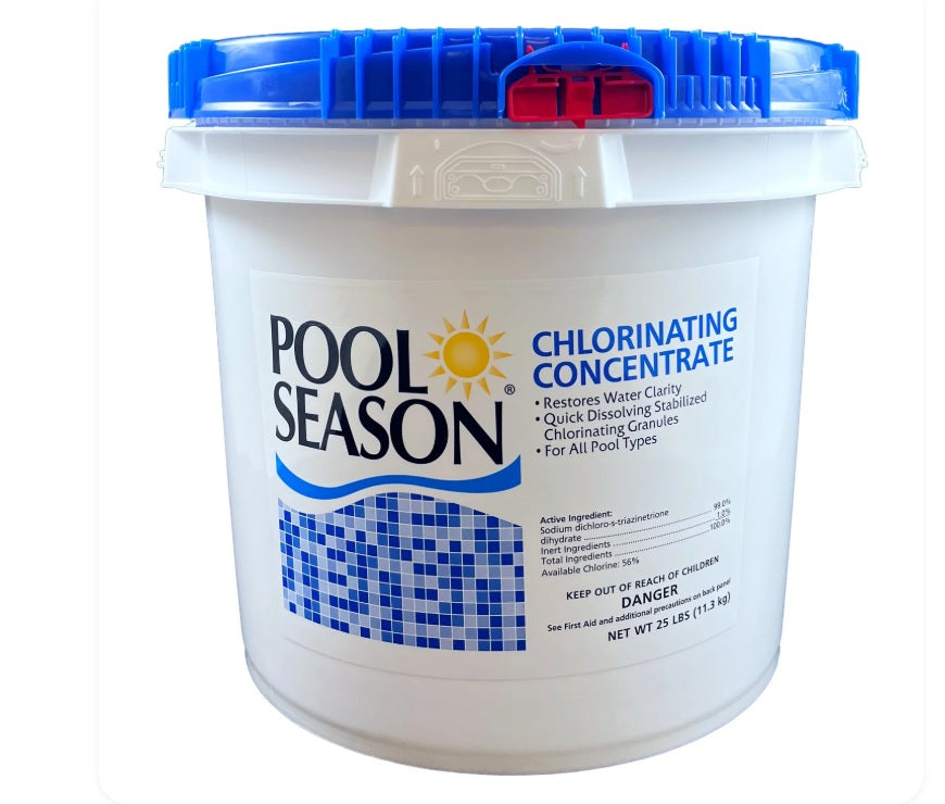 Pool Season 47251310 25 lb Chlorinating Concentrate Pail