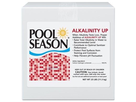 Pool Season 47251400 25 lbs Alkalinity Up Box