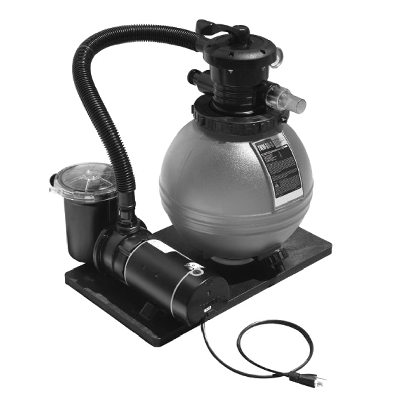 Waterway Sand System with 3' NEMA & Trap 16" .5HP TWM-30-S