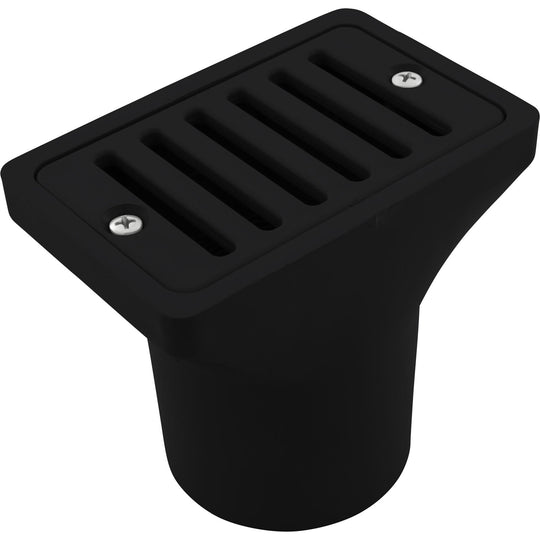 Waterway Gutter/ Deck Drain 2"x4" Black - 640-2901