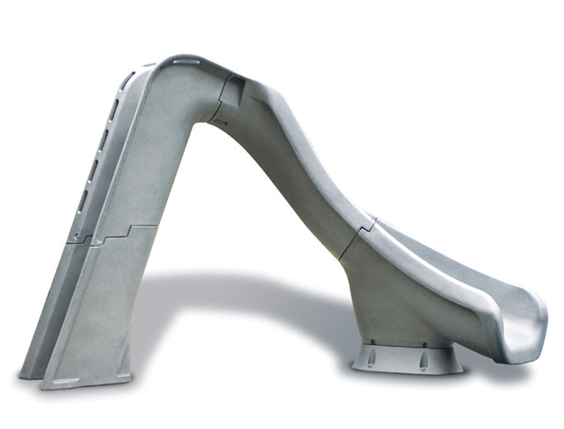 S.R. Smith Typhoon Pool Slide, Left Turn, Gray - 670-209-58224