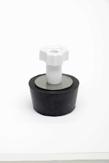 Aladdin Rubber Winter Plug #10 w/ White Easy Grip Knob for 1-1/2" Fitting
