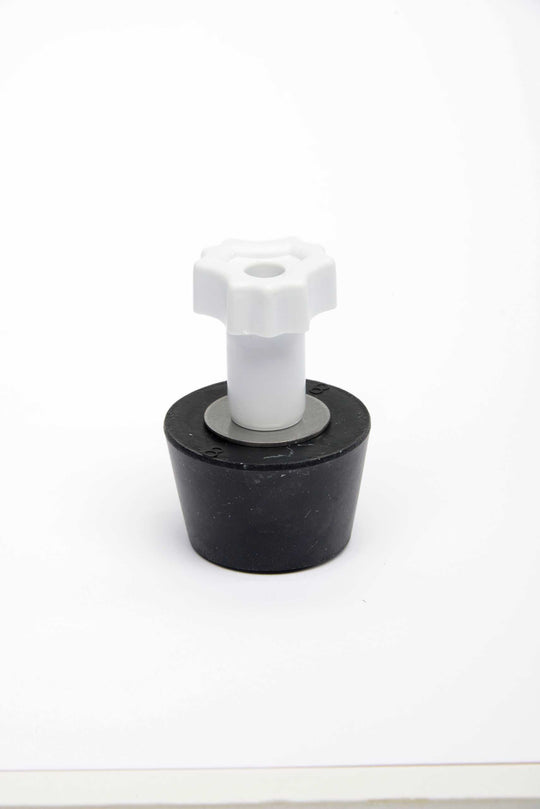 Aladdin Rubber Winter Plug #8 w/ White Easy Grip Knob for 1-1/2" Pipe