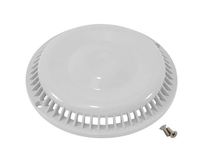 Afras Anti Vortex Cover w/2 Screws, Round, White | 11064W