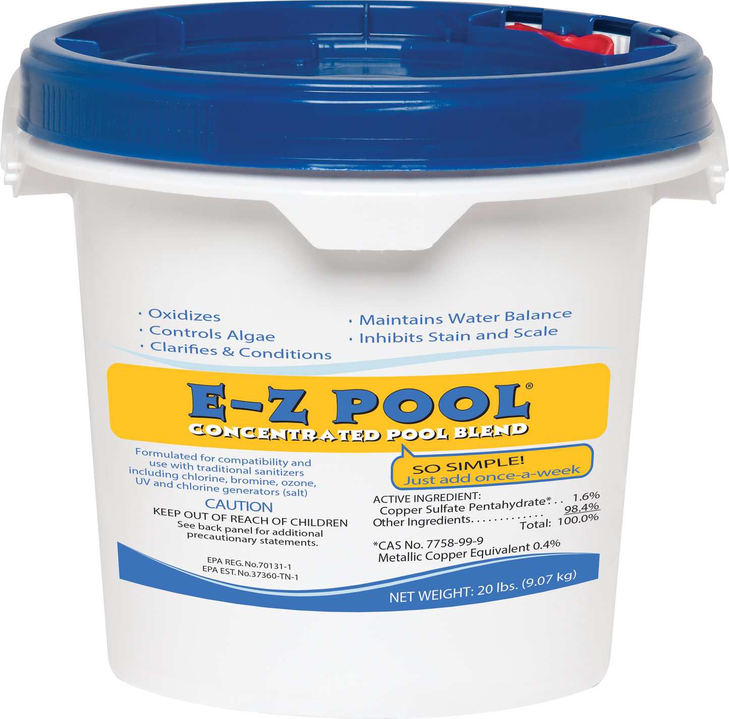 E-Z Pool All In One Pool Care Solution, 20 lb | EZP20