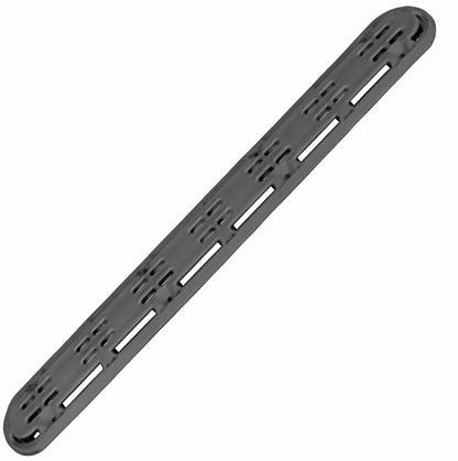 AquaStar 32" Channel Drain Anti-Entrapment Suction Outlet Cover and Frame, Dark Gray - 32CDAVFR105
