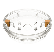 AquaStar Fill-Lid 10" Fillable Standard Skimmer and Autofill Cover/Frame, Round, Clear | FL10100
