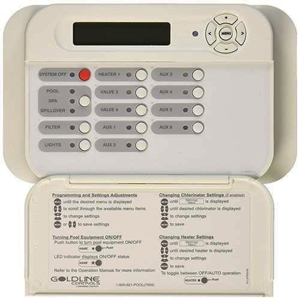 Hayward Remote Wired - White - AQL2-WW-PS-8