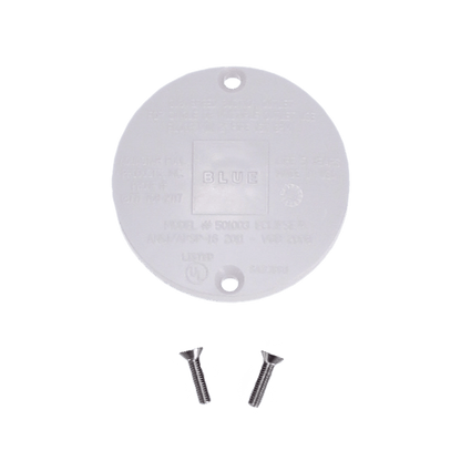 Blue Square Eclipse Ctr Logo Cap White | 501008WT