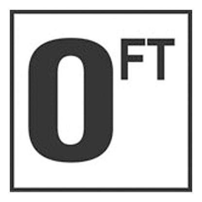 Inlays 0Ft Smooth 6X6 Marker Tile Black, 0FT - C610000