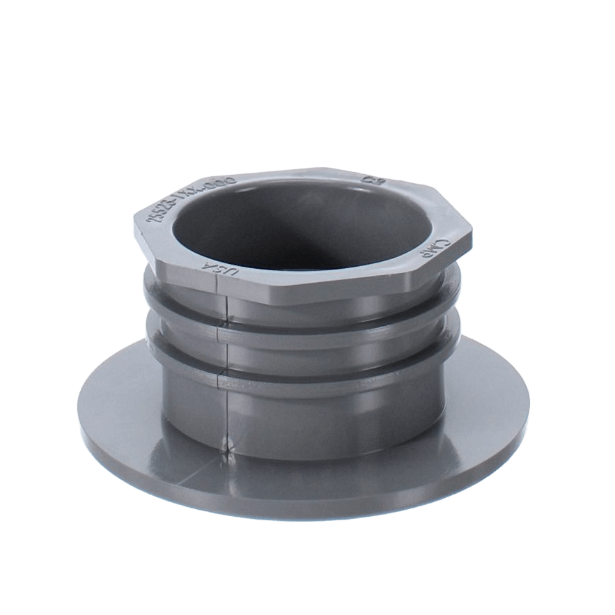 CMP Gunite Wall Fitting Gunite I/O Wall Return Fitting Woth Water Stops  Gray 1.5In Fip X 1.5In Soc , 1-1/2"