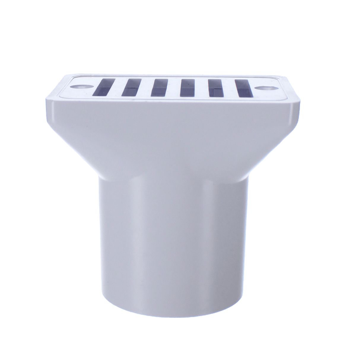 CMP Gutter Deck Drain White Fip X Soc , 2" X 2" | 25533-000-000