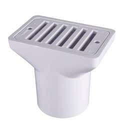CMP Gutter Deck Drain Black Fip X Soc , 2" | 25533-004-000
