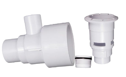 CMP Straight Body Assembly,Gunite, 4",  1.5" Spigot x 1" Spigot