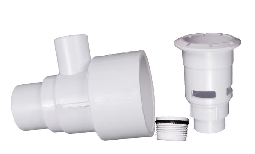 CMP Straight Body Assembly,Gunite, 4",  1.5" Spigot x 1" Spigot